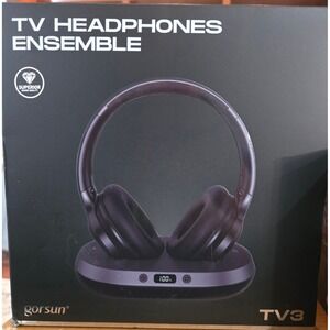 Gorsun TV3 Wireless TV‎ Headphones Ensemble Noise Cancelling Superior Sound